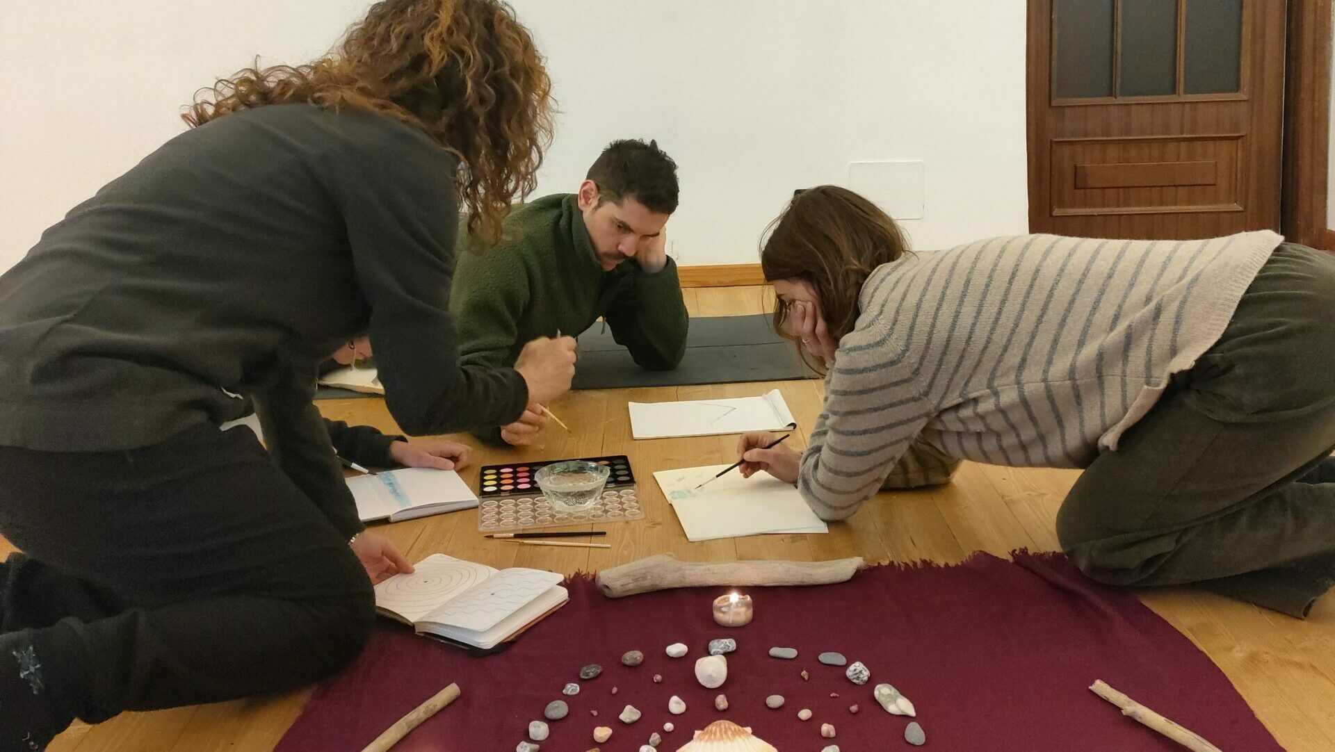 Esercizio creativo durante Gaiananda 2025 a Genova