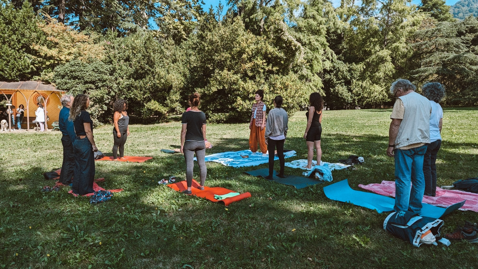 Meditazione di Metta durante il festival Ohana 2024 a Genova