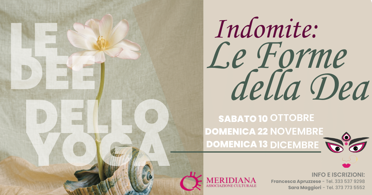 Copertina percorso di meditazione e yoga Le forme della Dea a Genova